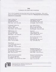 List of Plumbing Contractors